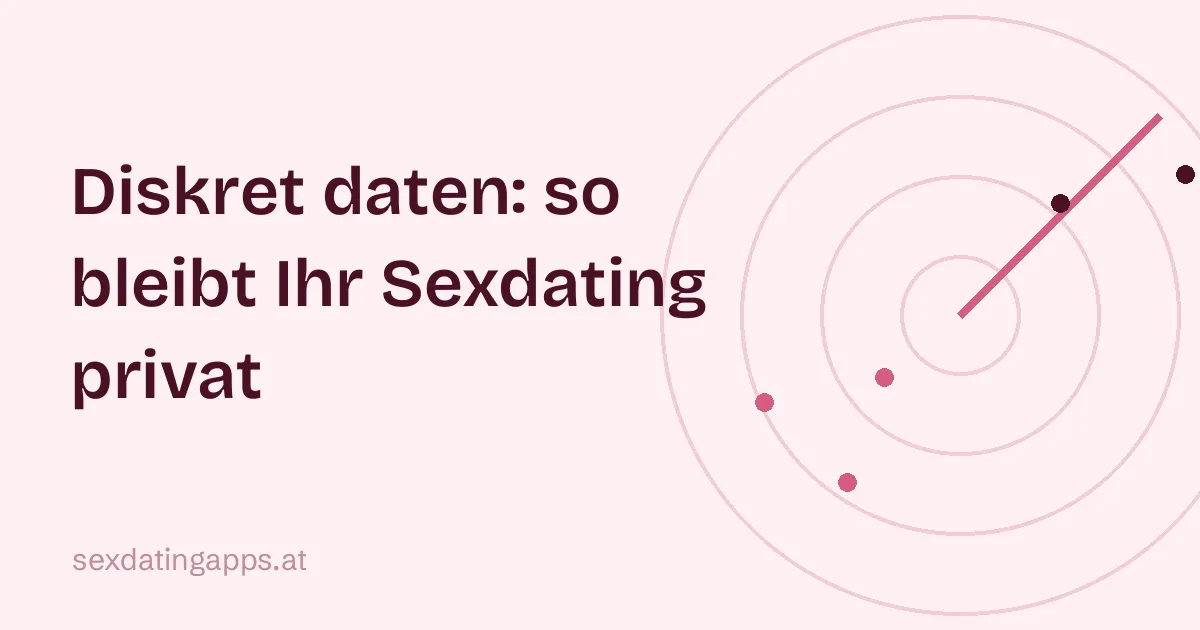 Titelgrafik: Diskret daten beim Sexdating