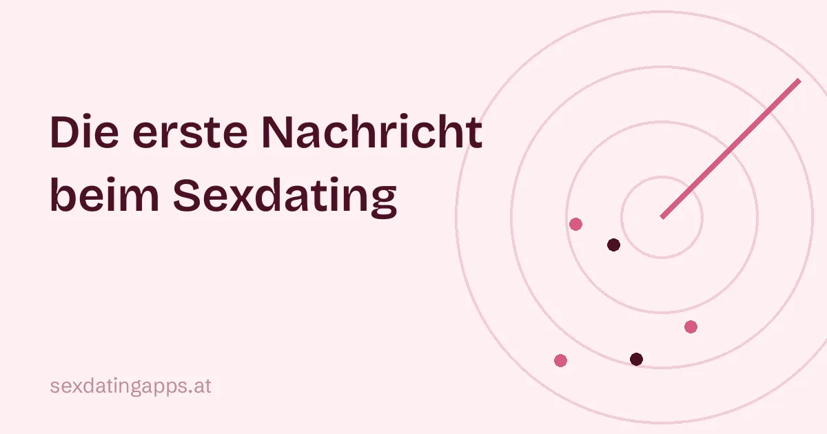 Titelgrafik: Die erste Nachricht beim Sexdating